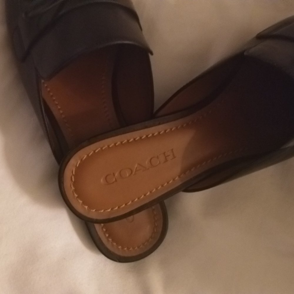 Coach Slides Black NWT - Picture 5 of 16